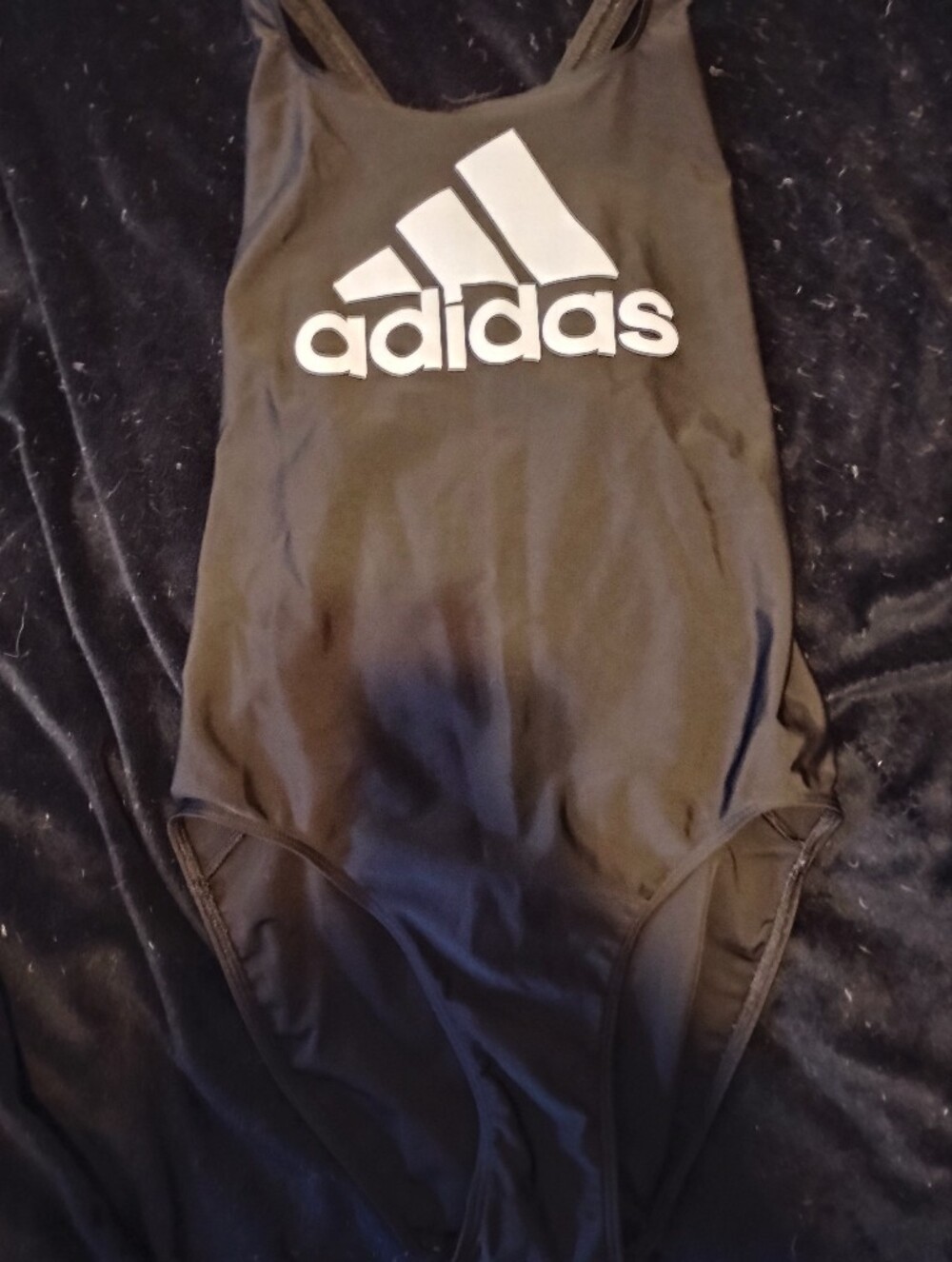 Adidas Kids Black One-Piece Swimsuit